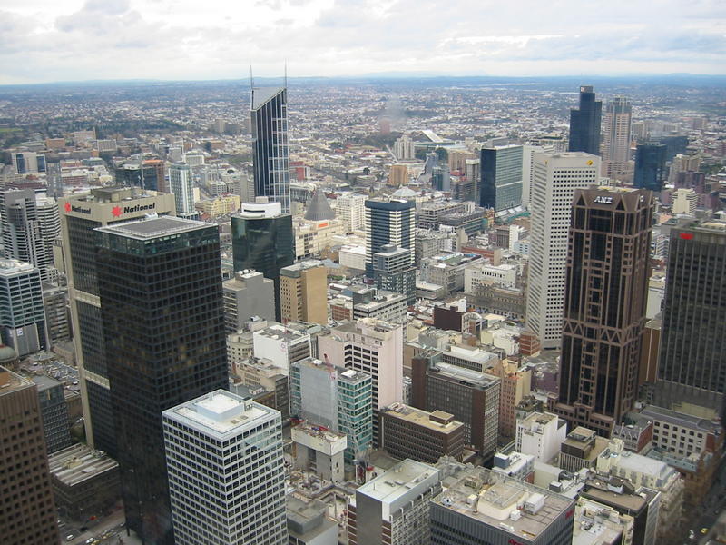 Vista desde la Rialto Tower (250m)