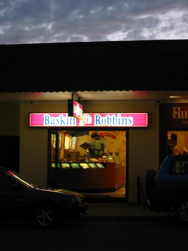 Baskin Robbins en Byron Bay!