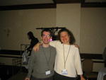 Yo con la inefable Lisa Childers (jefa suprema e indiscutible del Globus Toolkit :-D )