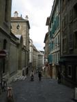 Tipica calle del Casco Viejo de Ginebra