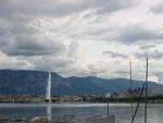 Le Jet d'Eau visto desde los Jardines Botánicos