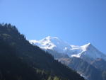 Mont Blanc visto desde Chamonix