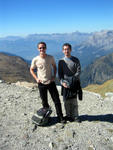 Yo y Jürgen a 2500 metros de altura