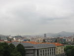Vista de ESIDE y Bilbao desde el Colegio Mayor.